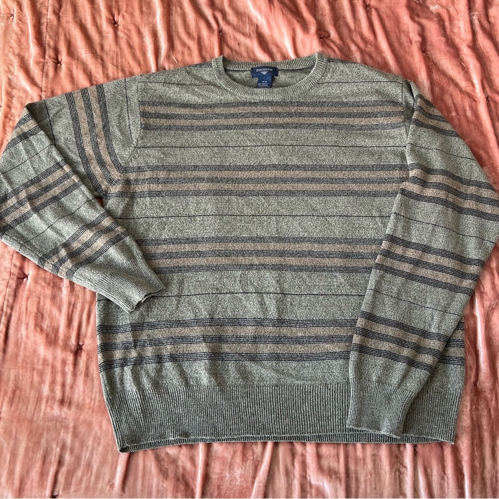 Grandpa striped Dockers sweater
